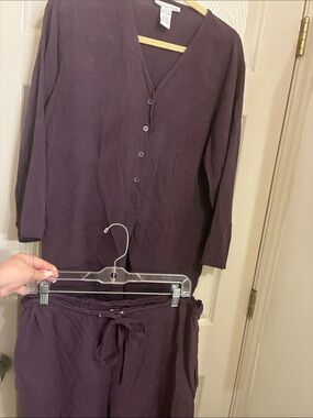 Anna And Frank Deep Plum Silk Top